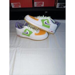 Nike Air Force 1 LV8 GS Shoes Size 3Y Kids White Space Purple Style FD1036-100